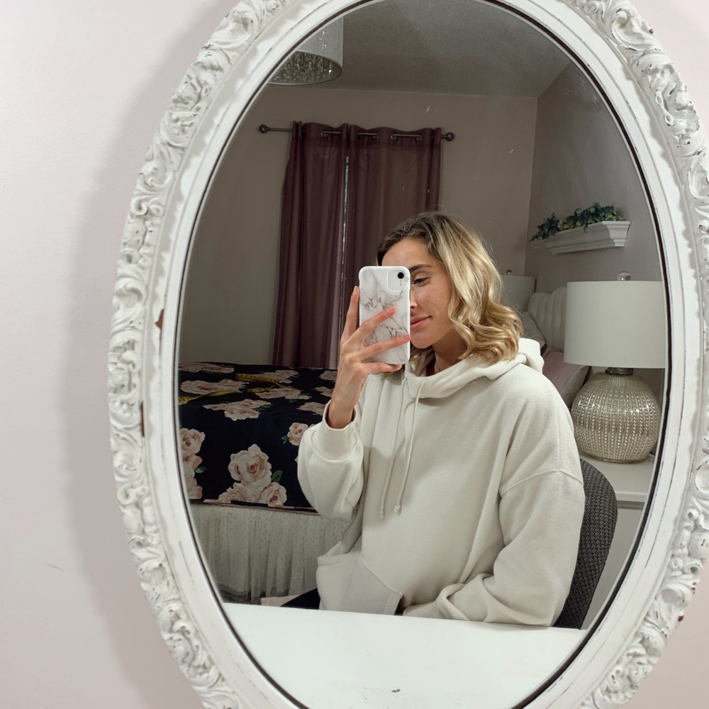 Oversized Cream Hoodie